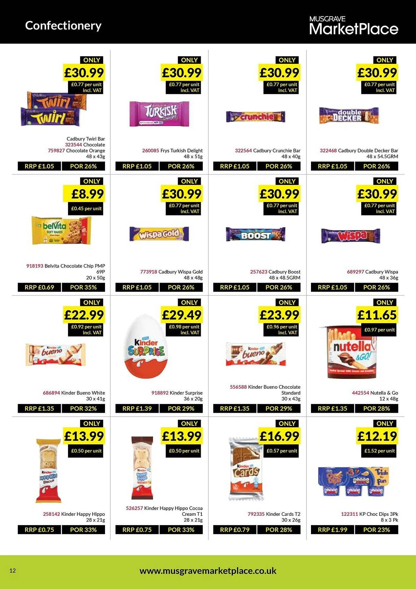 Musgrave MarketPlace leaflet from 23 June to 13 July 2025 - Catalogue Page 12