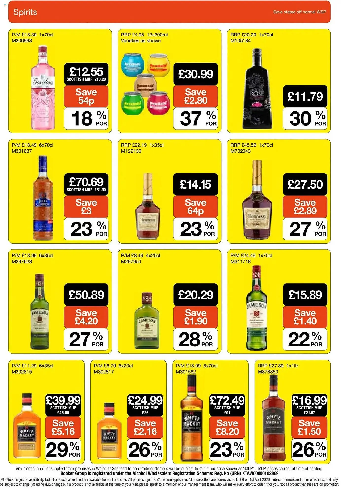 Booker Wholesale brochure from 22 April to 19 May 2026 - Catalogue Page 16