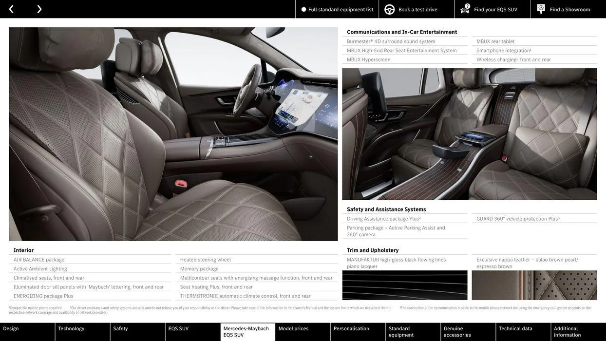 Mercedes Benz New EQS SUV from 22 August to 22 August 2025 - Catalogue Page 34
