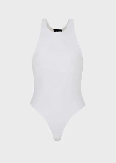 Stretch-jersey bodysuit