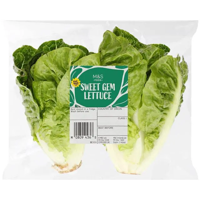 M&S Sweet Gem Lettuce 2 per pack
