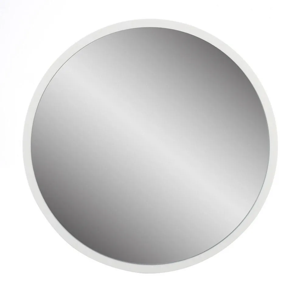 Round Mirror - White - 50cm