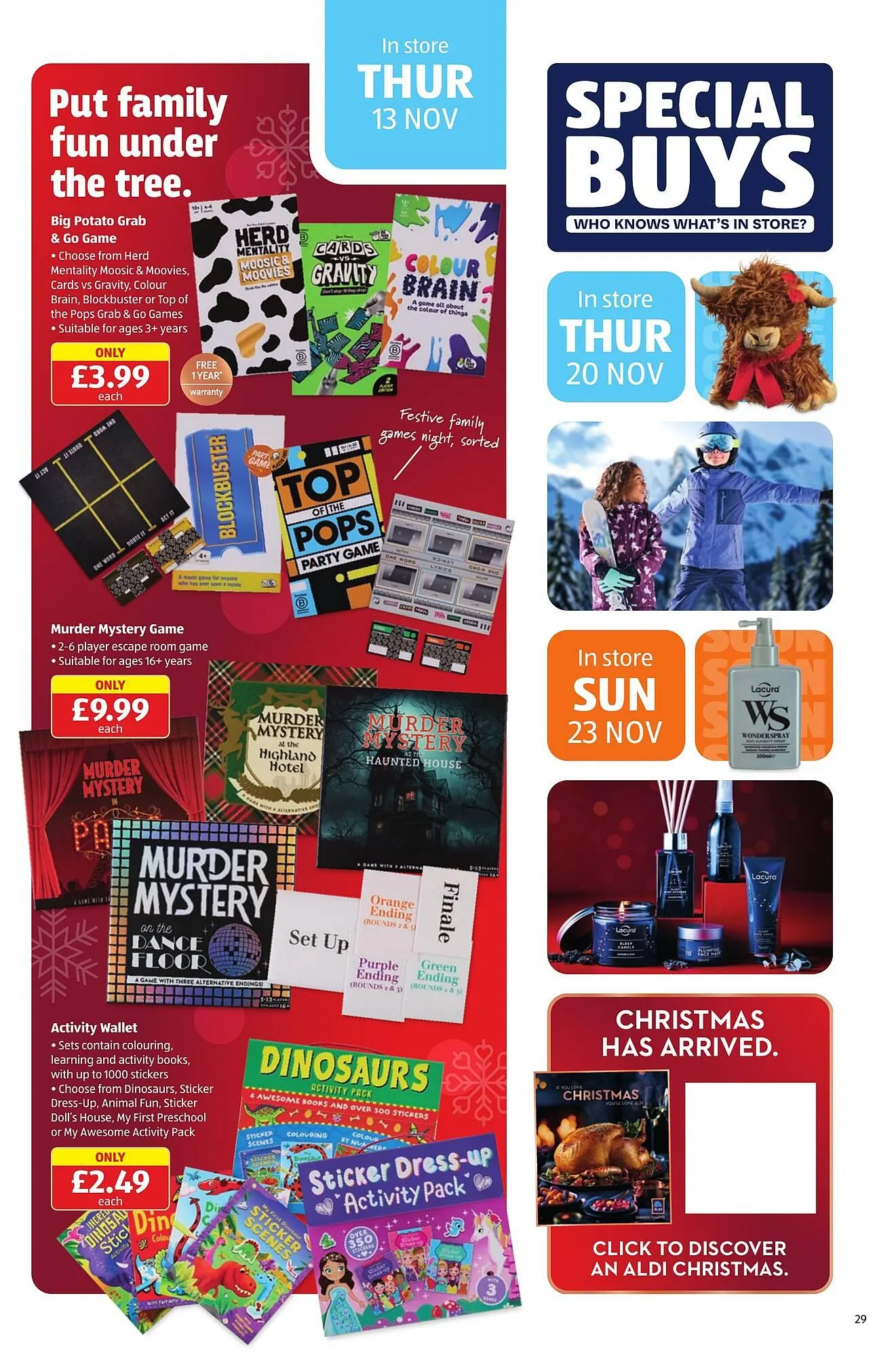 Aldi leaflet from 13 November to 17 November 2025 - Catalogue Page 29
