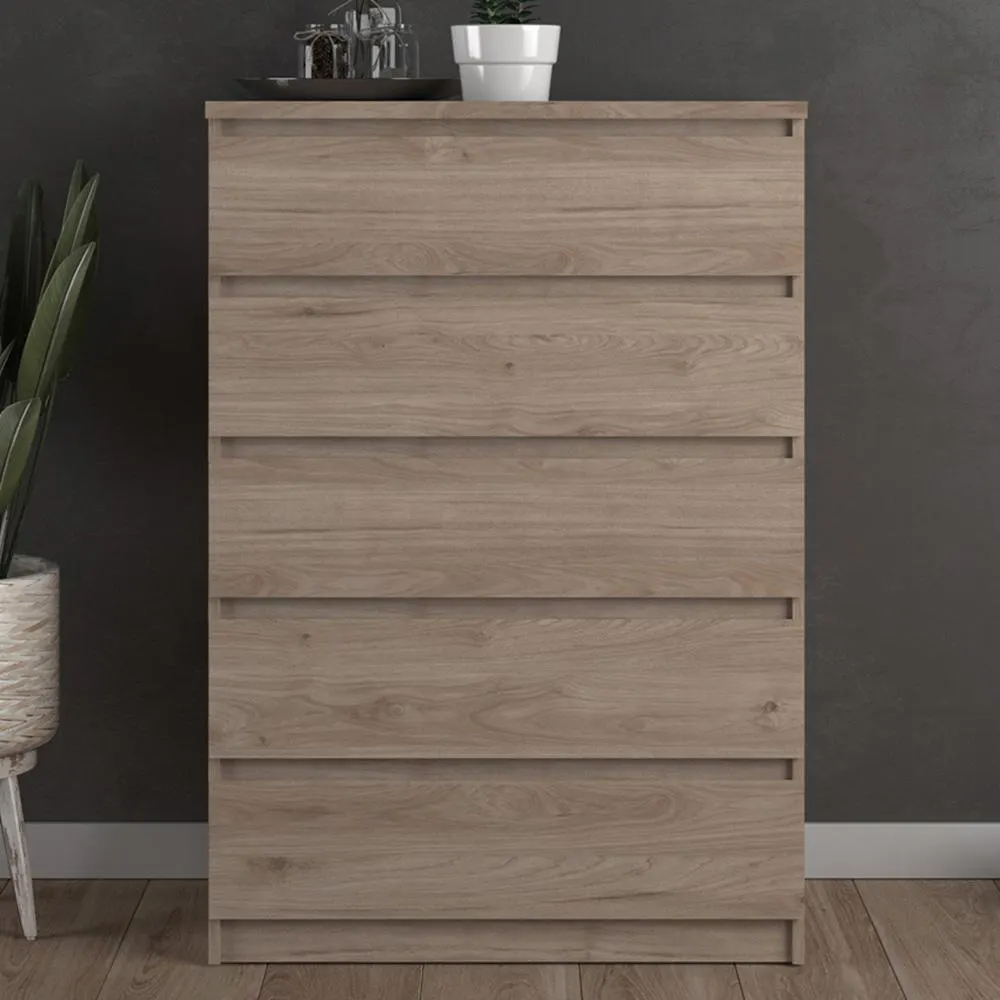 Florence 5 Drawer Jackson Hickory Oak Chest of Drawers