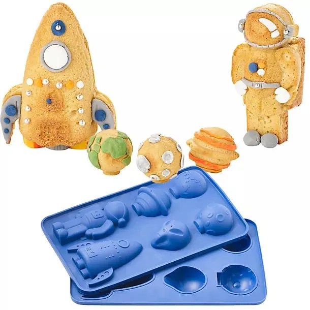 3D Silicone Space Cake Mould