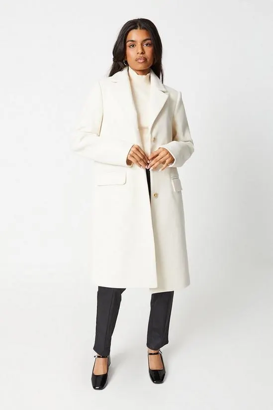 Petite Fit And Flare Coat