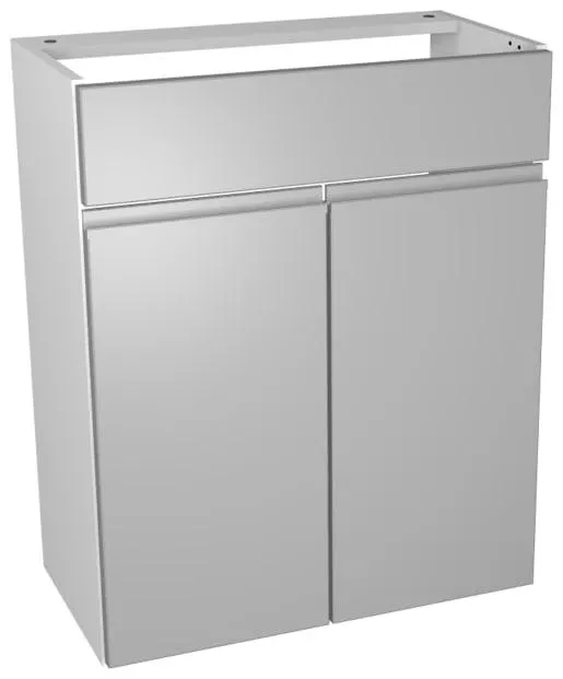 Wickes Hertford Dove Grey Vanity Unit - 600 x 735mm