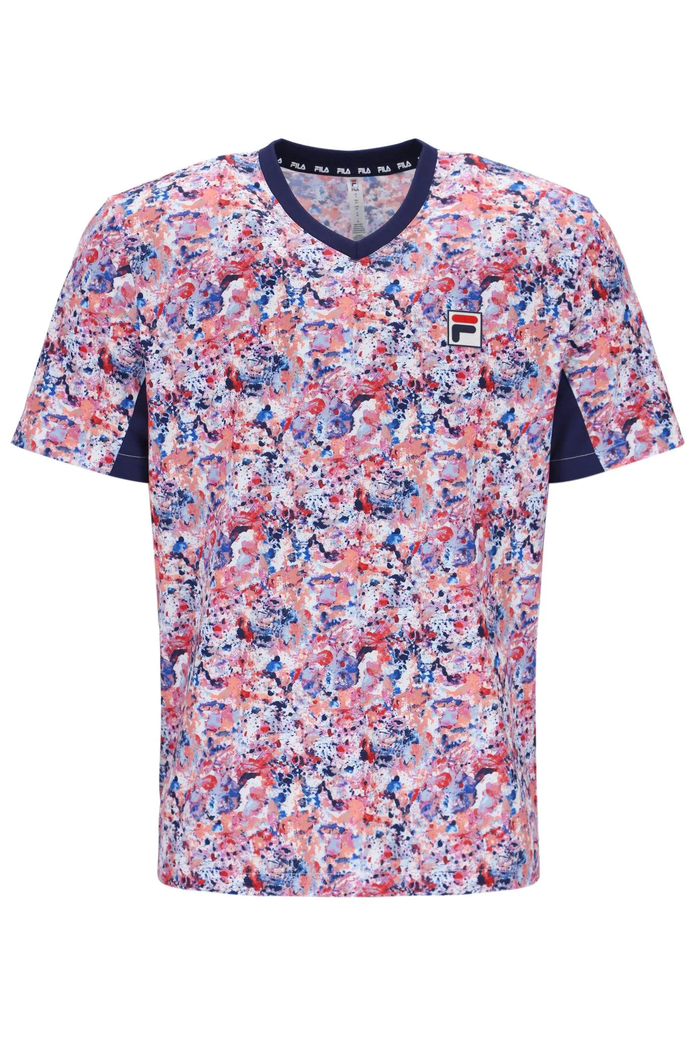 Solar Power SS Printed V-Neck