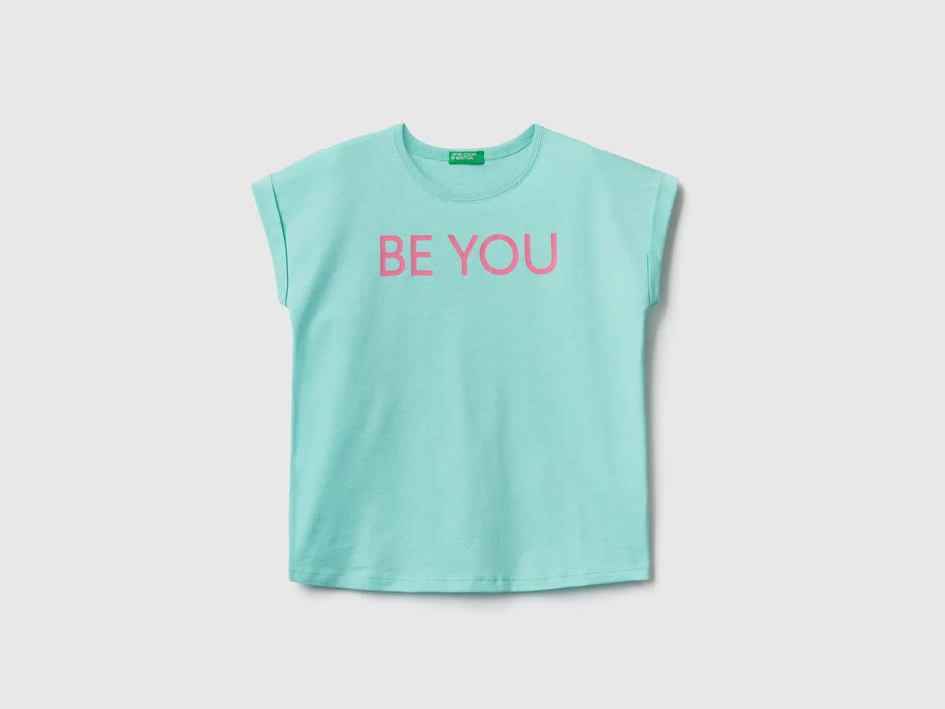 T-shirt with slogan print