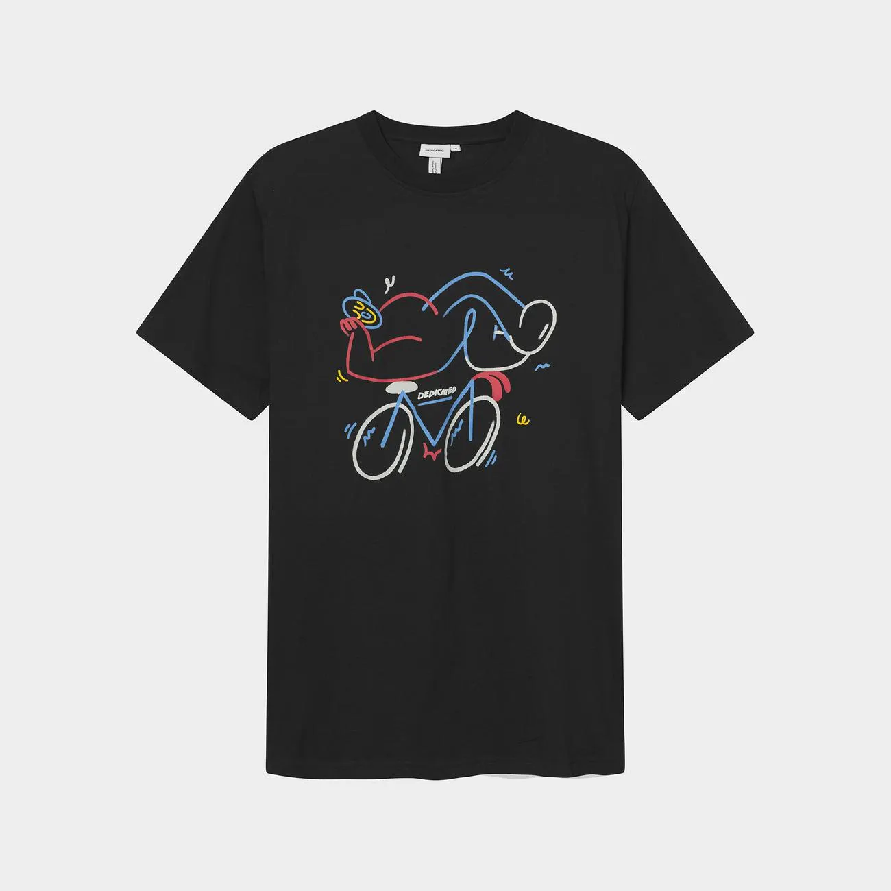 T-shirt Stockholm Happy Biker Black