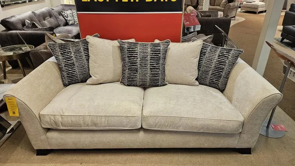 Stellar 4 Seater Sofa & Storage Stool