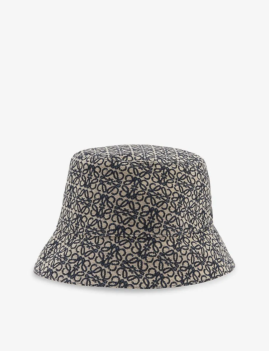 Anagram reversible cotton-blend bucket hat