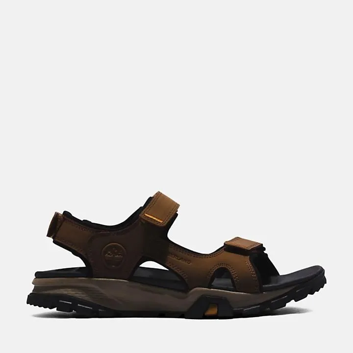 Lincoln Peak Strap Sandal for Men in Brown