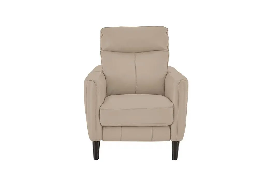Compact Collection Petit Leather Power Recliner Armchair