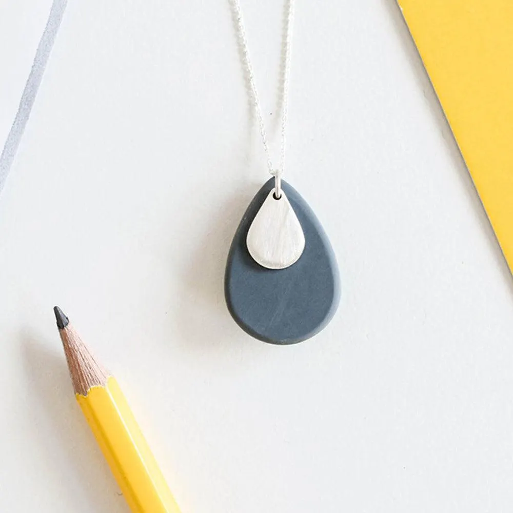 Grey Pebble Pendant