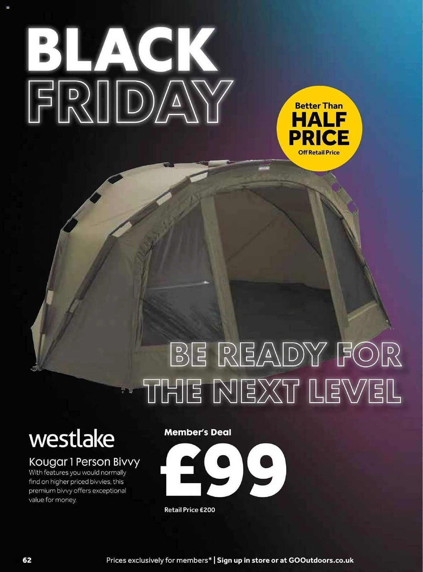 GO Outdoors leaflet from 13 November to 20 November 2023 - Catalogue Page 62