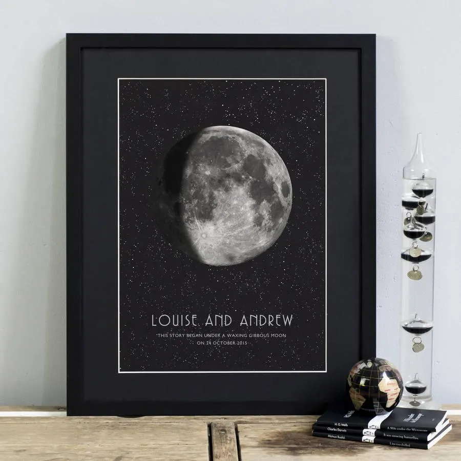 Personalised Moon Phase Print