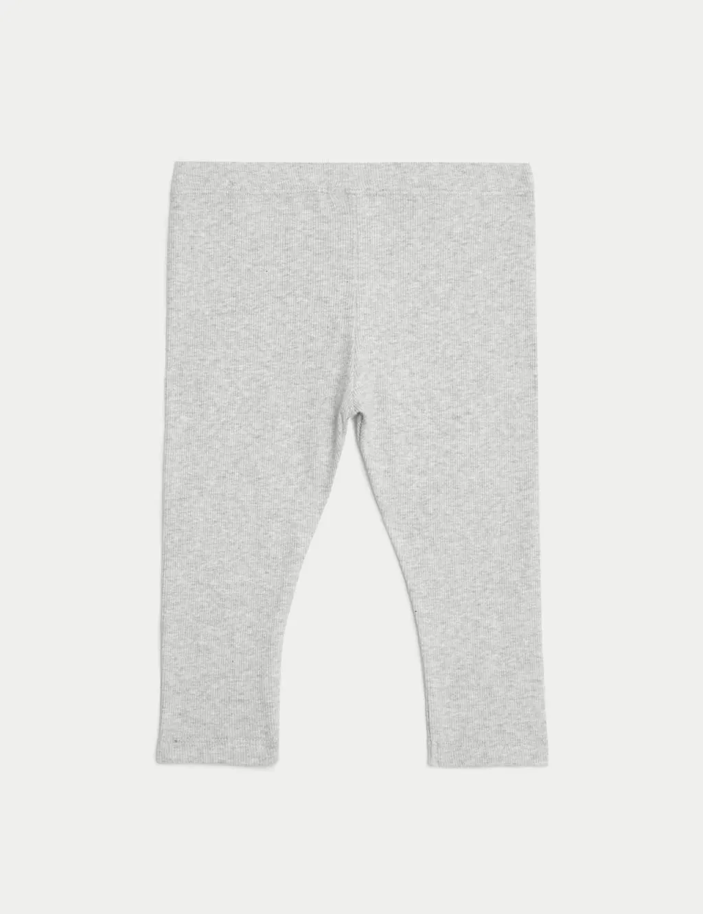 2pk Cotton Rich Plain Leggings (0-3 Yrs)