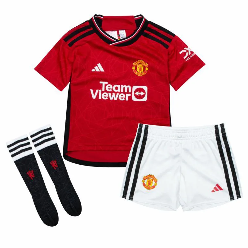 adidas Man Utd Home Mini Kit 2023-2024