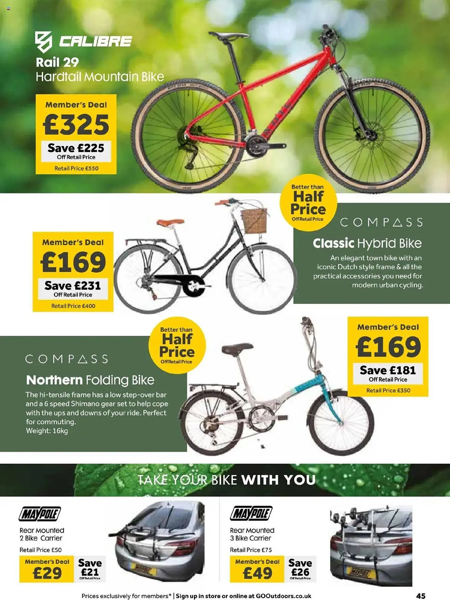 GO Outdoors leaflet from 17 March to 19 April 2025 - Catalogue Page 45