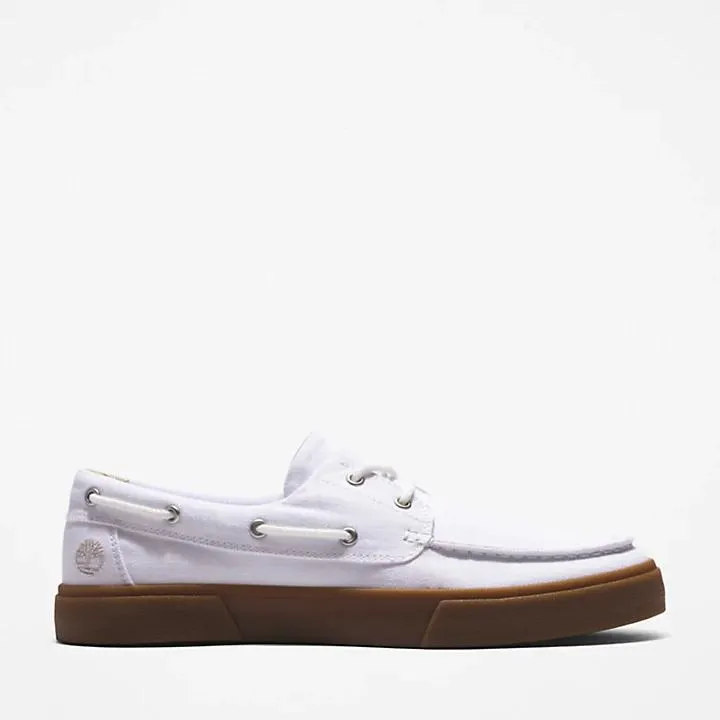 Union Wharf 2.0 EK+ Boat Shoe for Men in White
