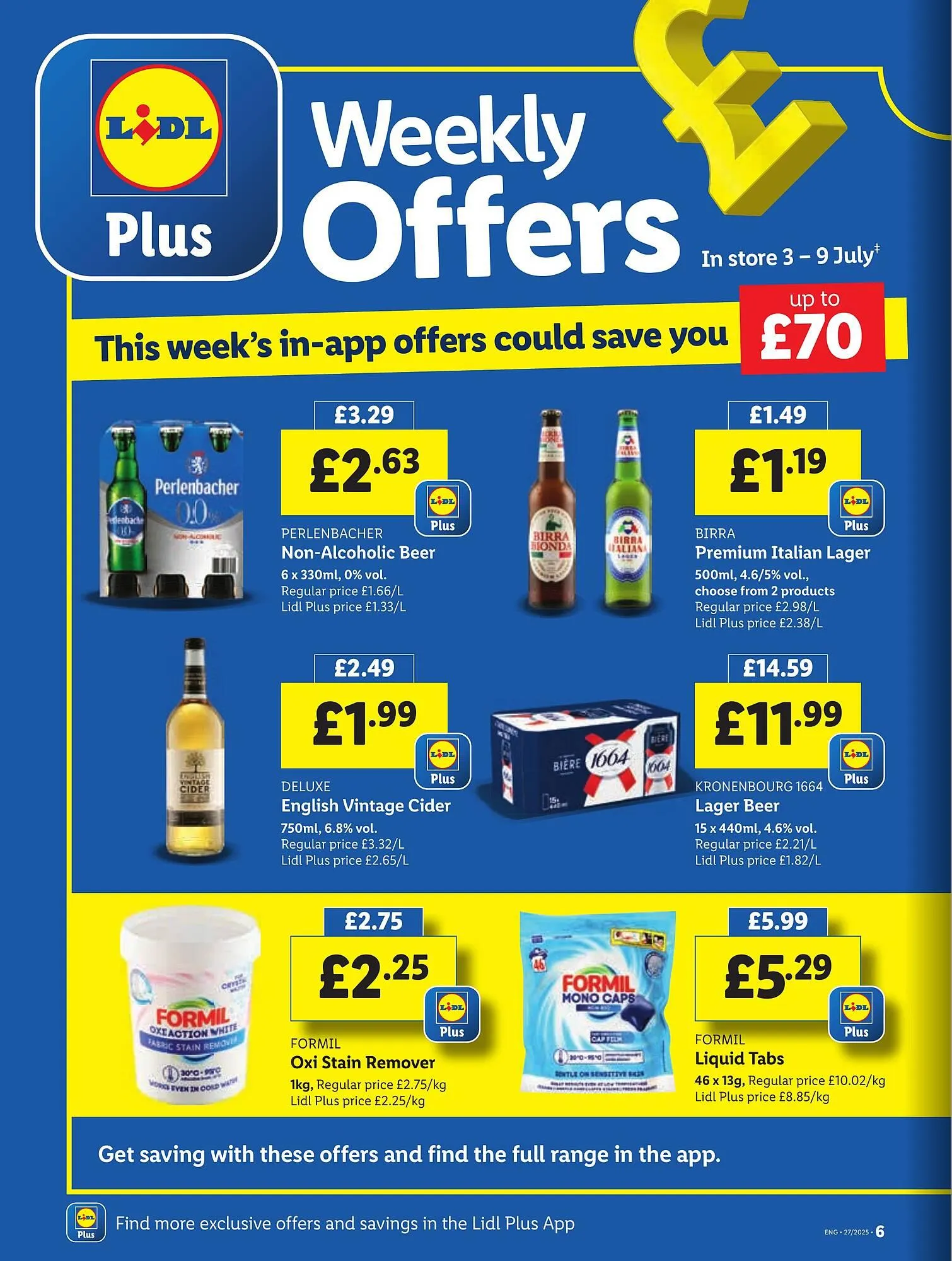 Lidl leaflet from 3 July to 9 July 2025 - Catalogue Page 6