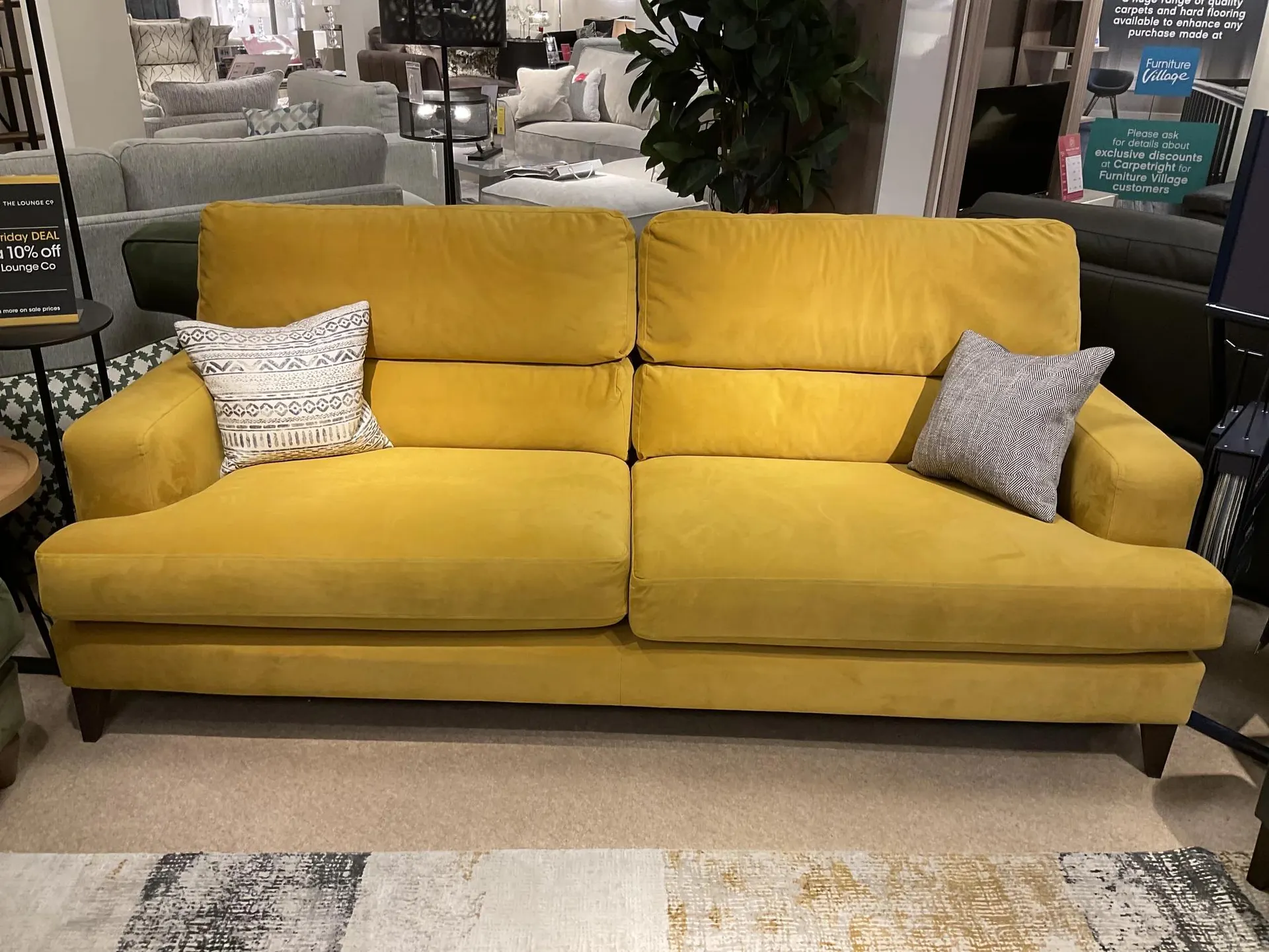 Romilly 4 Seater Sofa & Footstool