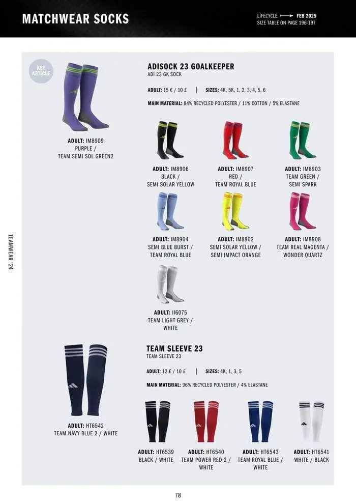 Adidas Teamwear 2024 from 11 March to 31 December 2024 - Catalogue Page 78