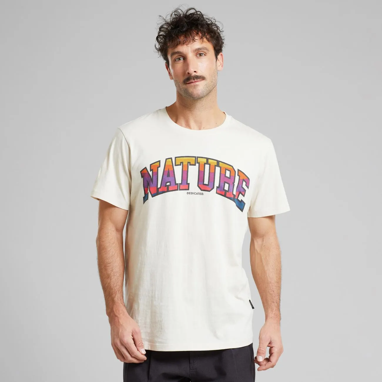 T-shirt Stockholm Nature Sunset Oat White