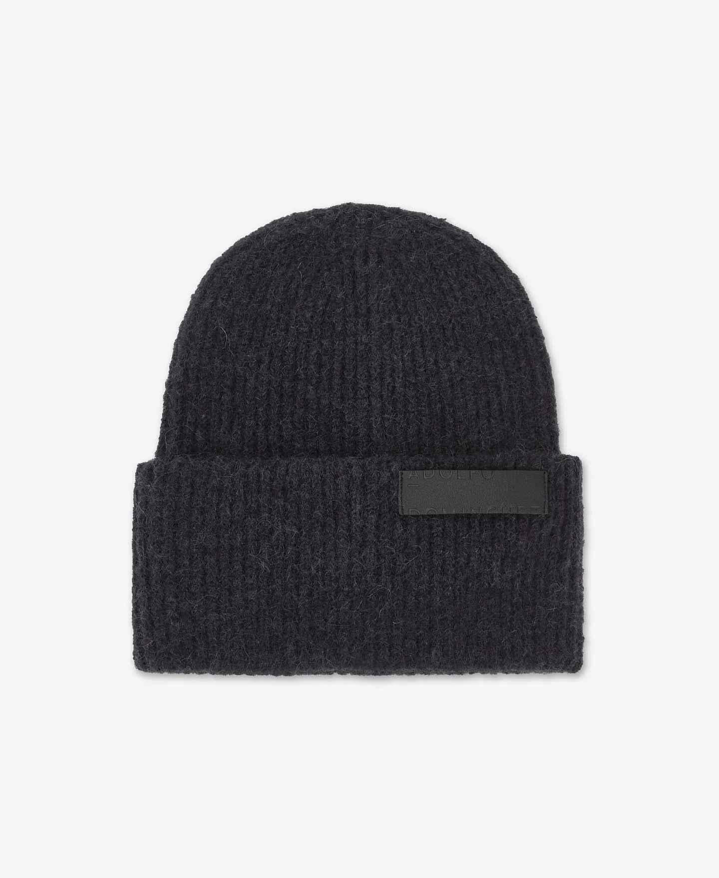 Ribbed beanie for women