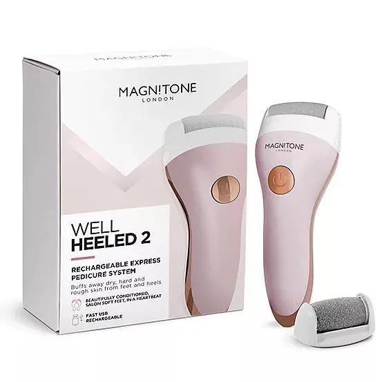 Magnitone Well Heeled 2 Rechargeable Express Pedicure System - Pink