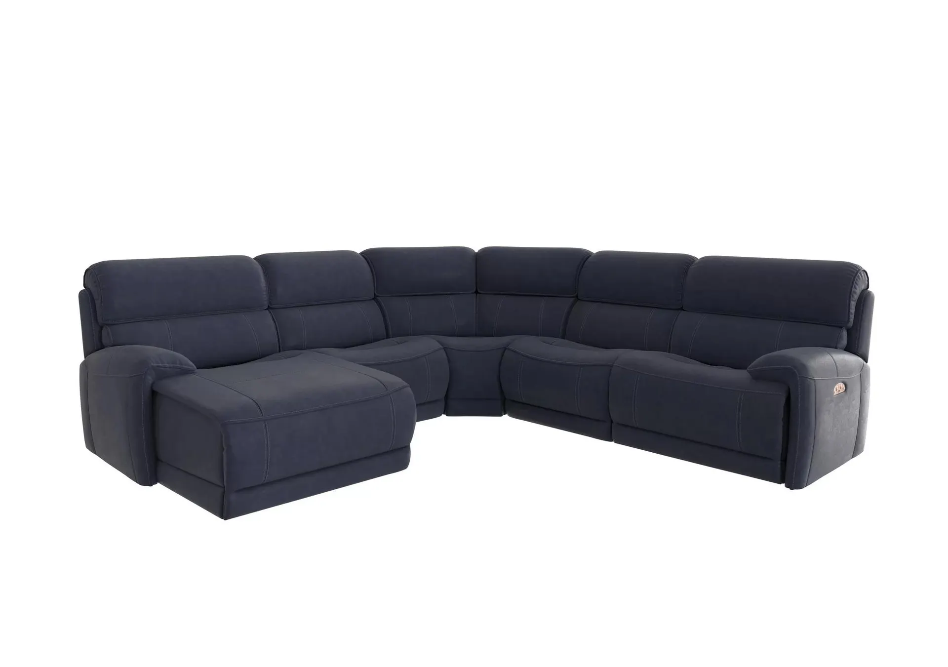 Link Fabric Corner Chaise Power Sofa