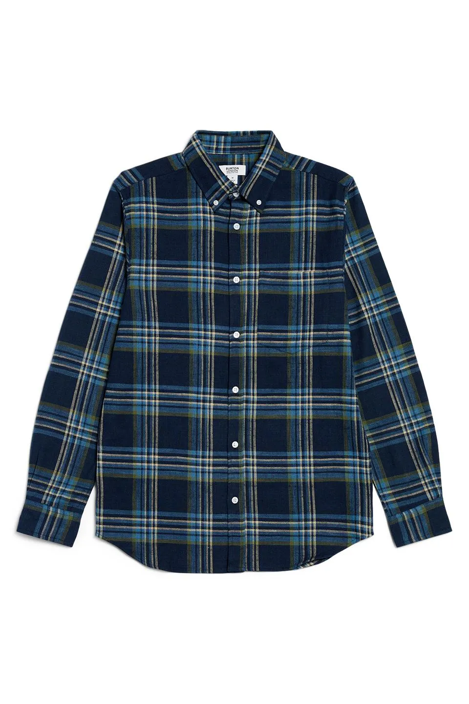 Navy Base Check Shirt