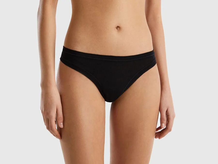 Brazilian underwear in super stretch organic cotton