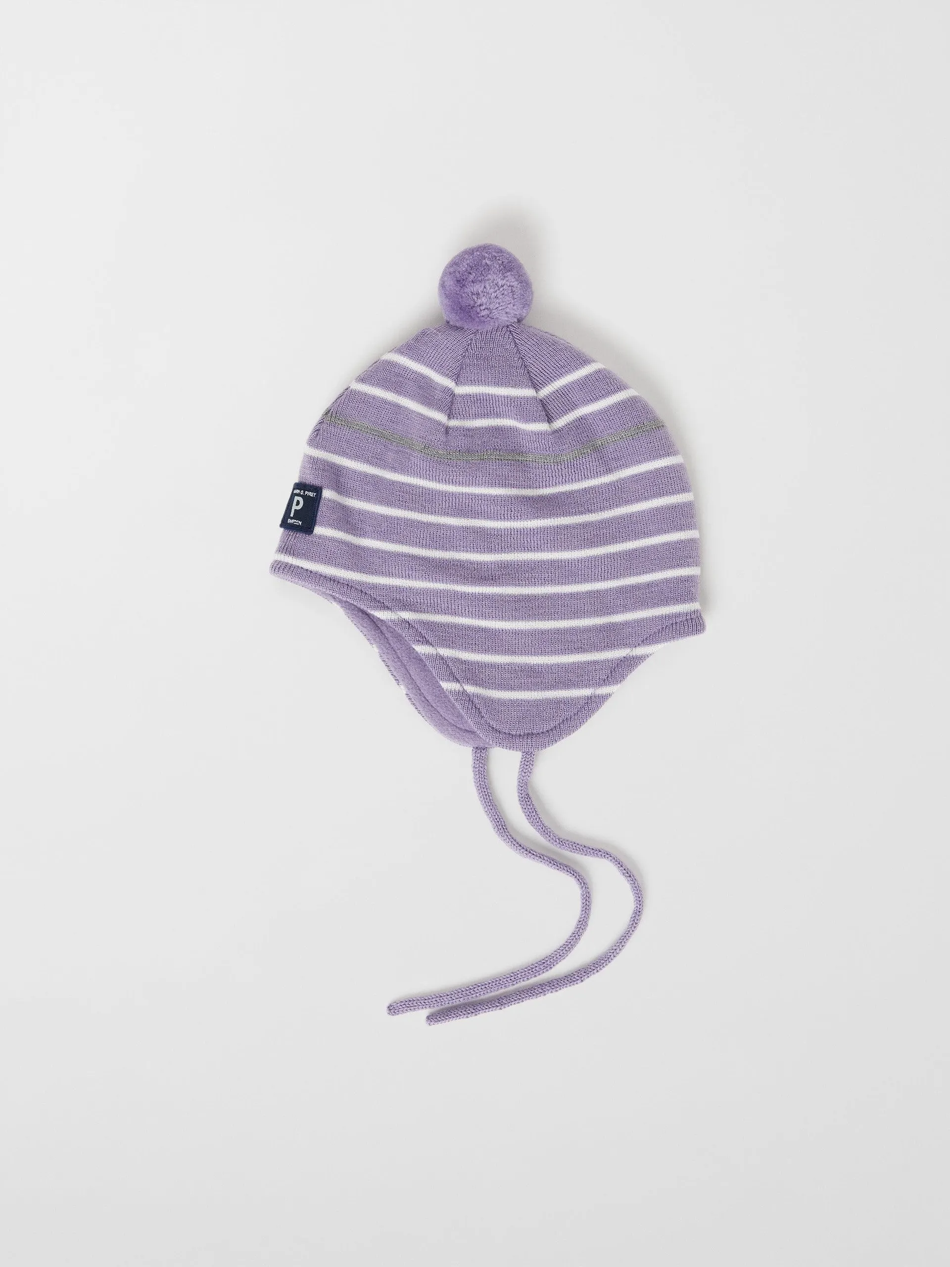 Merino Wool Kids Bobble Hat