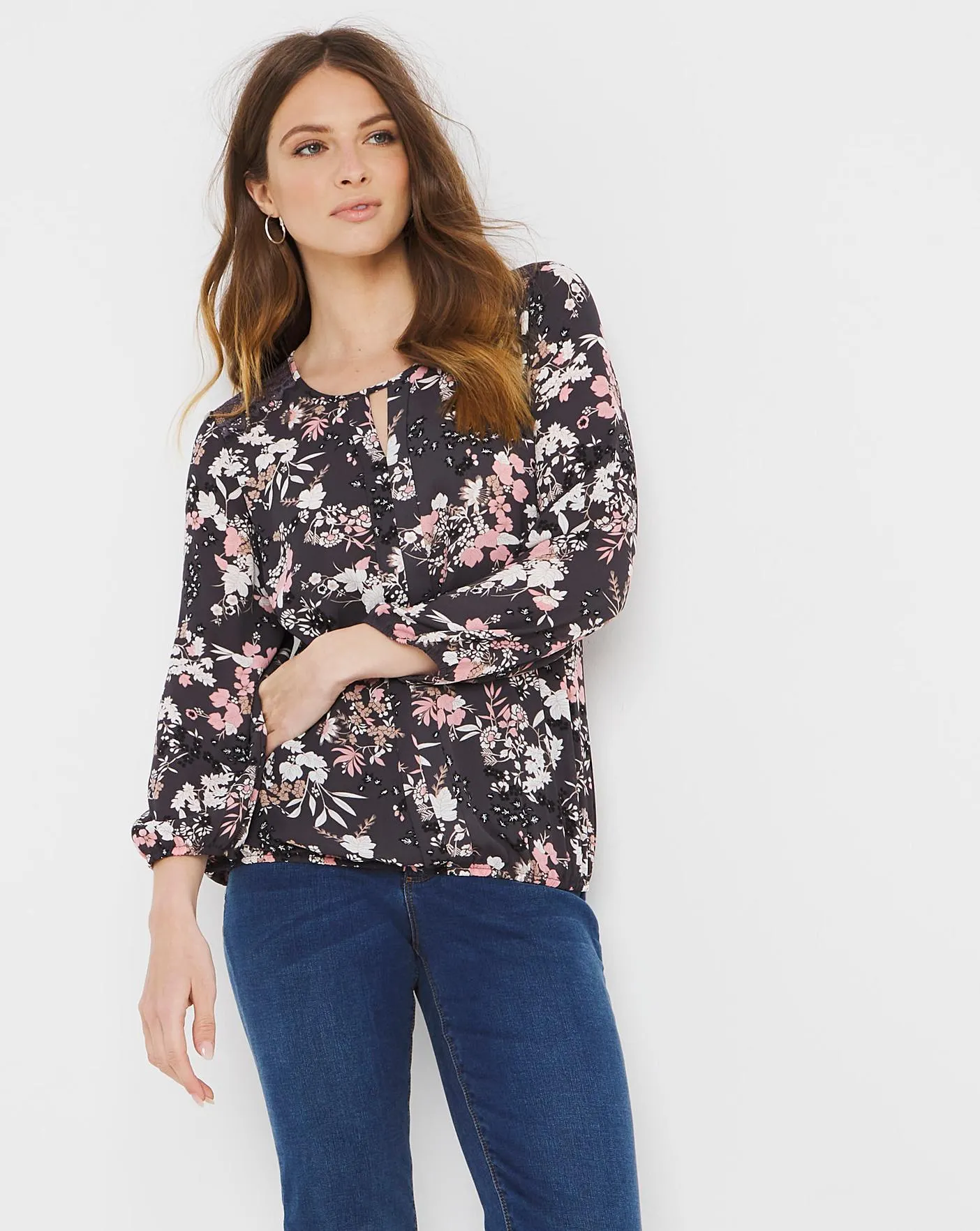 Julipa Bubble Hem Blouse