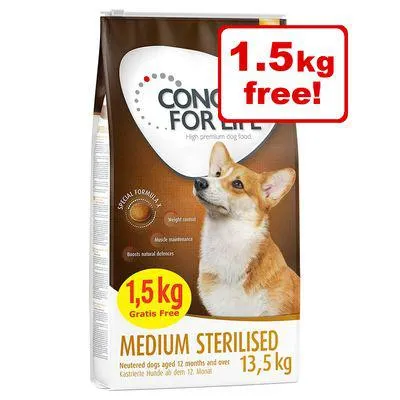13.5kg Concept for Life Dry Dog Food Bonus Bag - 12kg + 1.5kg Extra Free!*