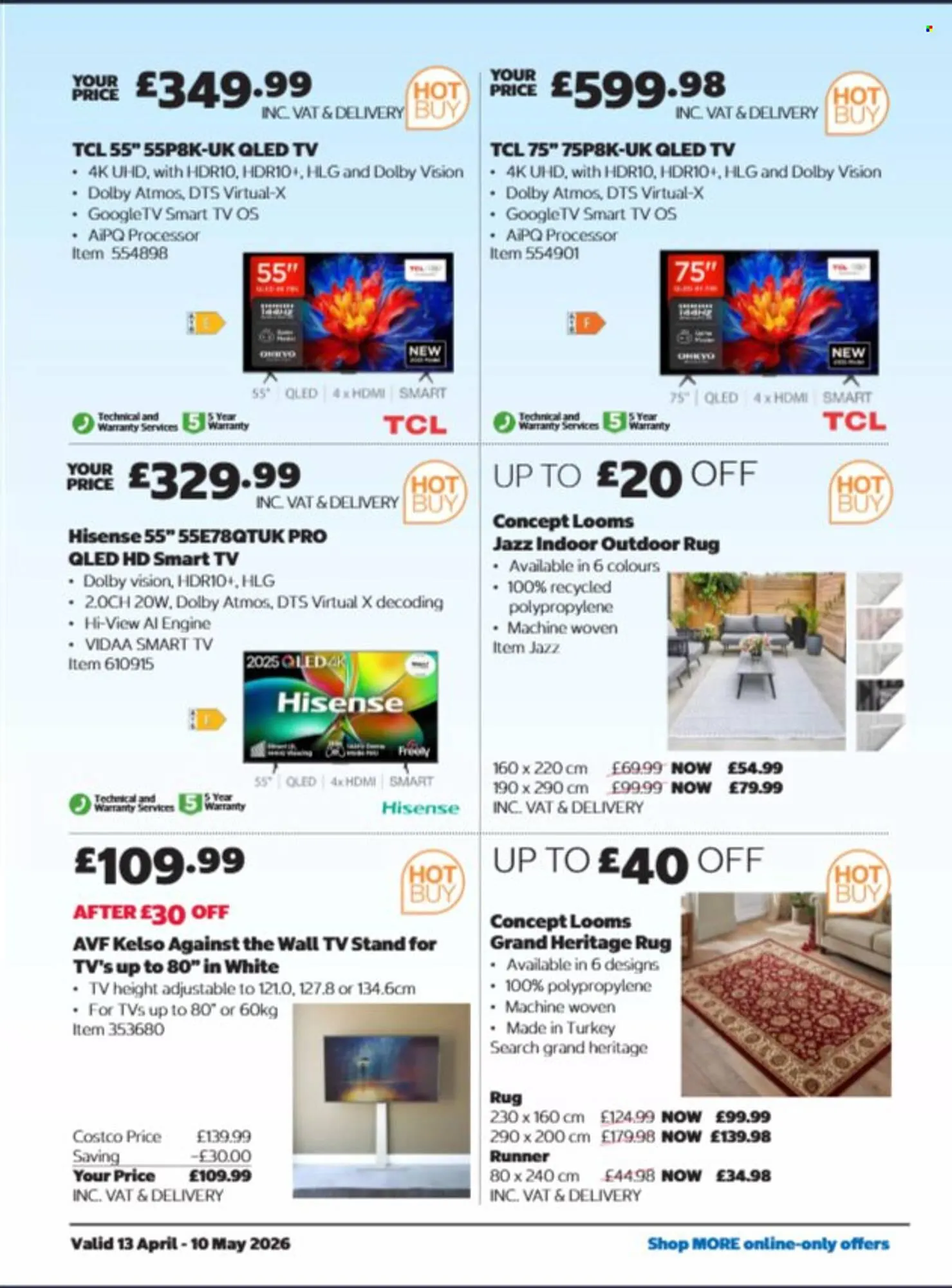 Costco leaflet from 13 April to 10 May 2026 - Catalogue Page 31