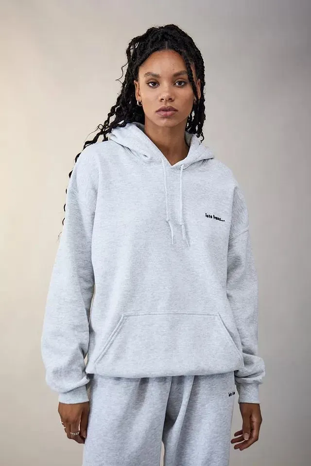 iets frans... Grey Marl Hoodie