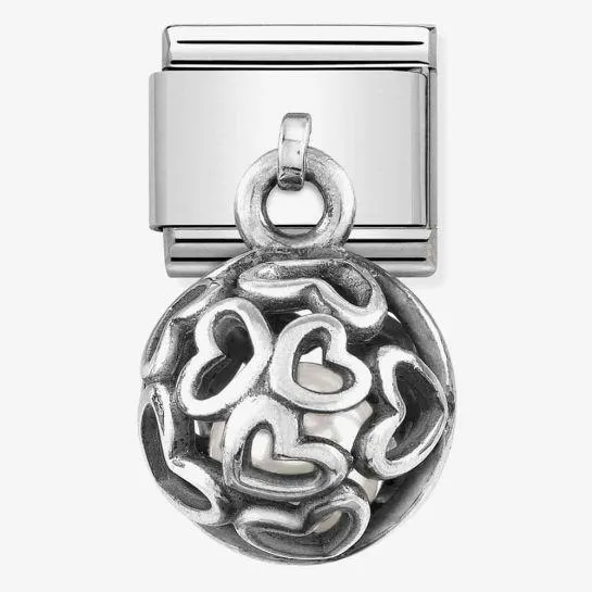Nomination CLASSIC Hearts Pearl Pendant Charm 331810/01