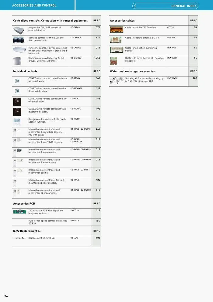 Price List 2024 / 2025 from 12 August to 31 December 2025 - Catalogue Page 74