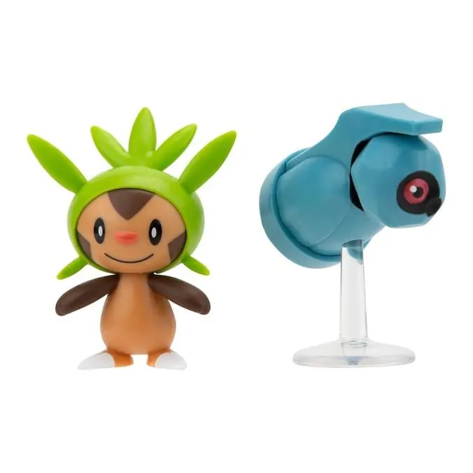 Pokemon Battle Figure Pack - Chespin & Beldum