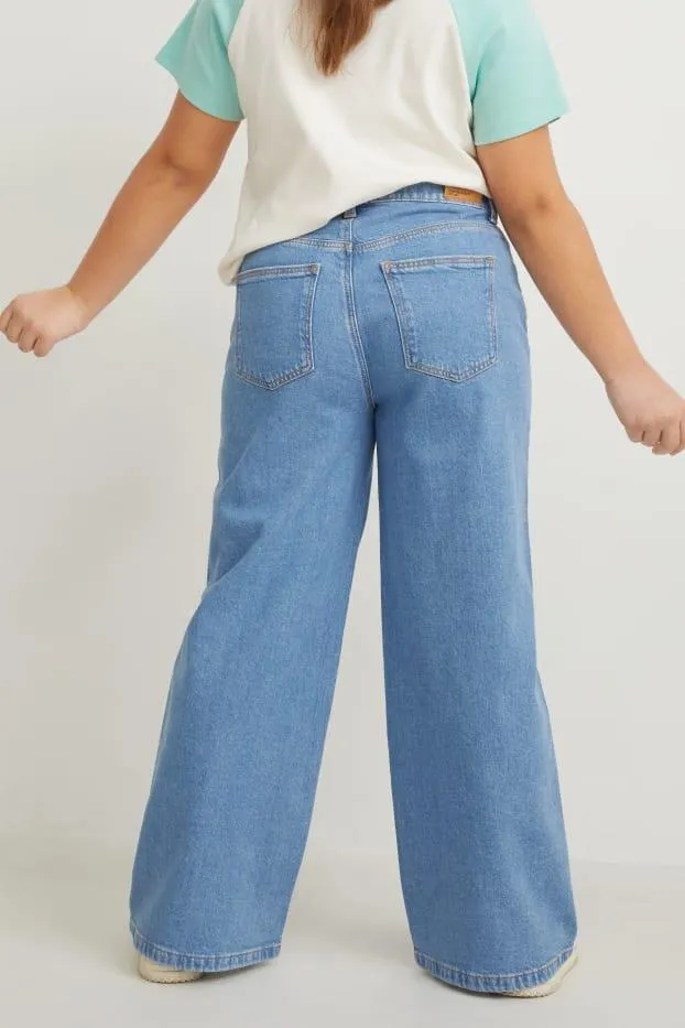 Extended sizes - multipack of 2 - wide leg jeans