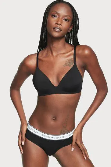 Stretch Cotton Logo Knickers