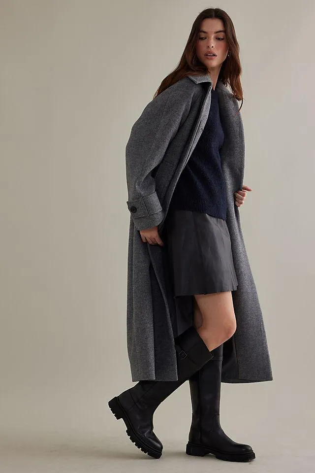 Hudson Cali Leather Knee-High Chelsea Boots