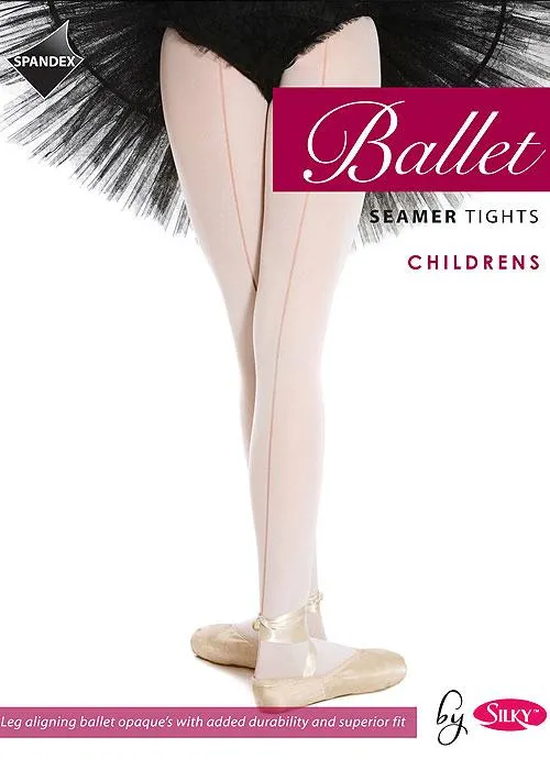 Silky Ballet Childrens Seamed Ballet Tights
