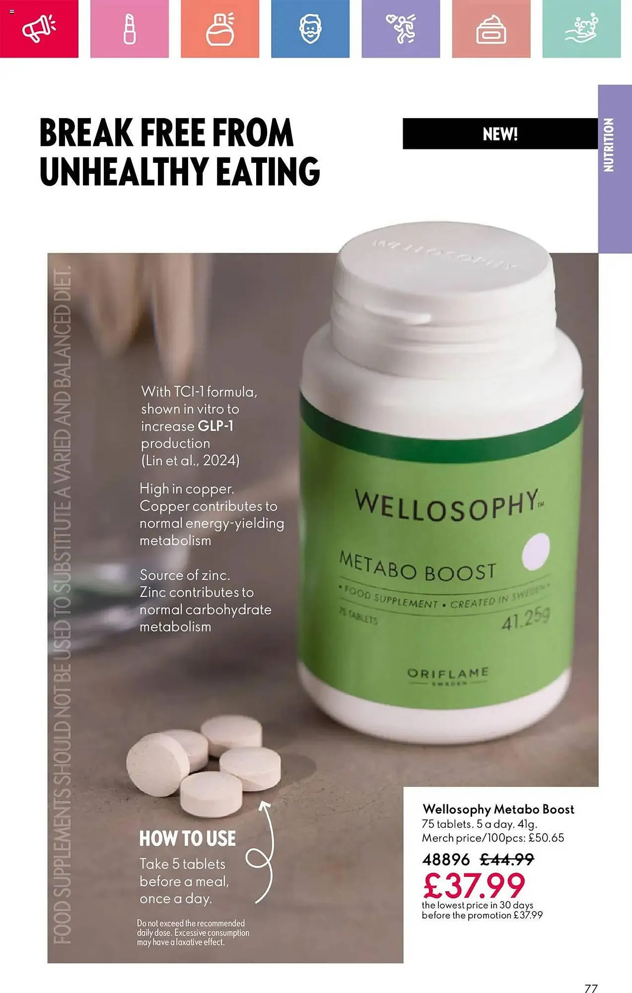 Oriflame leaflet from 17 April to 7 May 2025 - Catalogue Page 77