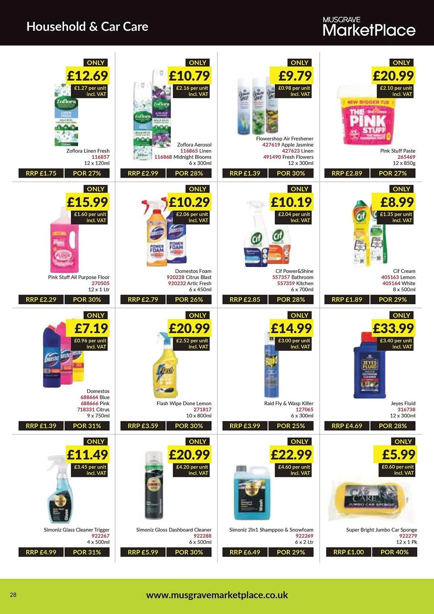 Musgrave MarketPlace leaflet from 14 July to 3 August 2025 - Catalogue Page 28