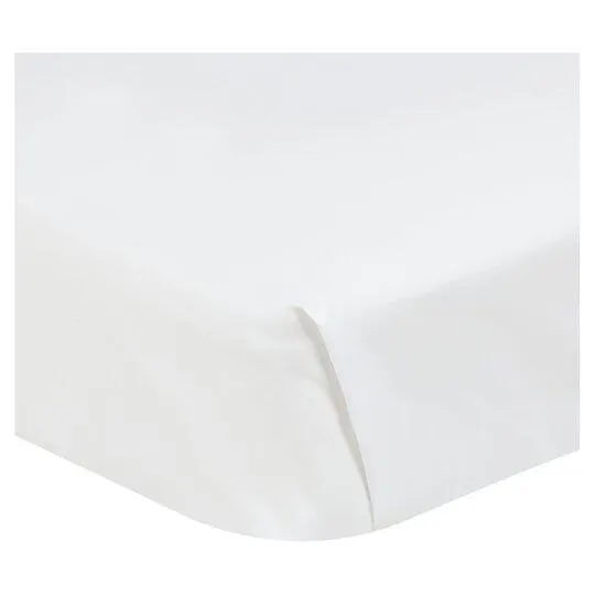 Tesco 100% Cotton Flat White Single