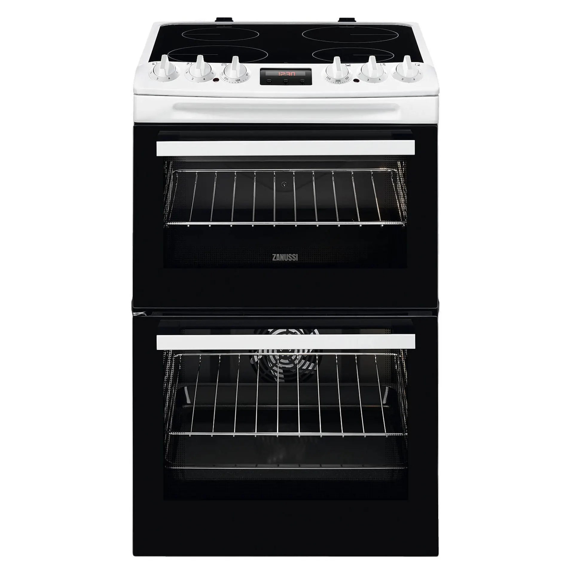 Zanussi ZCV46250WA Electric Cooker with Ceramic Hob